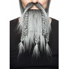 Mustaches Self Adhesive, Novelty, Viking Dwarf Fake Beard, False Facial