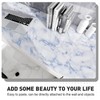 Qianglive White and Blue Marble Contact Paper Sky Peel and