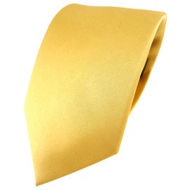 TigerTie Satin Silk Tie in Various Colours Plain - 100% Silk Tie - Width 8 cm -