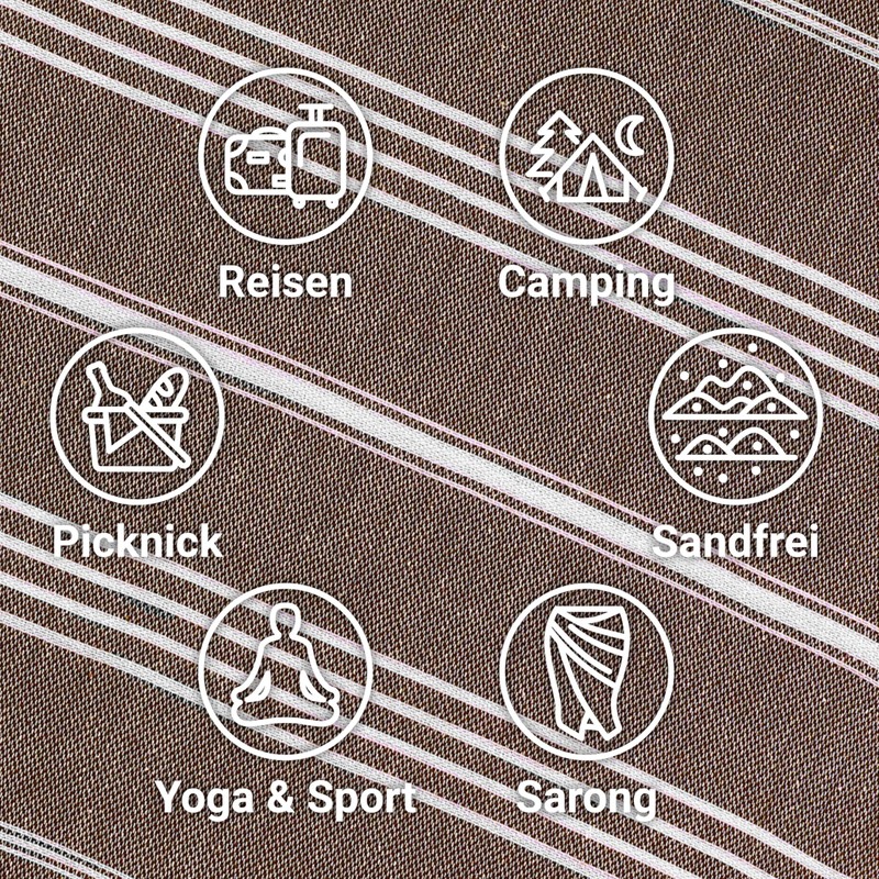 LeStoff Hammam Towel - 100% Organic Cotton, 95 x 180