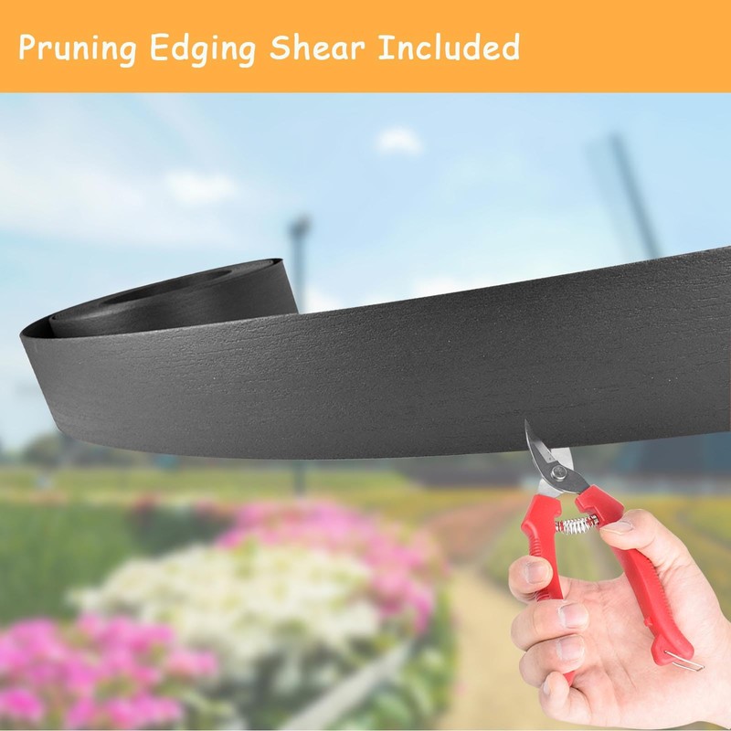 Citrine Garden Landscape Edging Kit, Include 4 Inch High 120