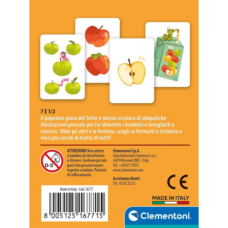 Clementoni Card Game 7 and Half