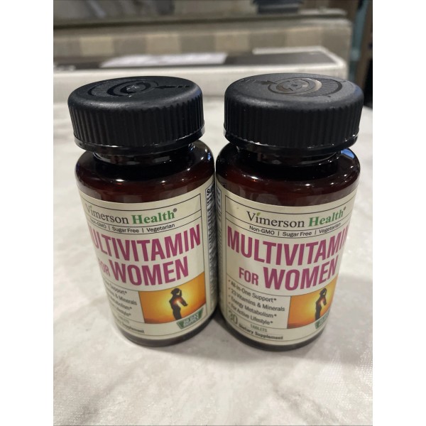 Vimerson Health Lot 2 Vimerson Health Women's Daily Multivitamin Dietary