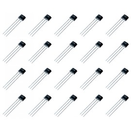 JZK 20pcs Switch Type 3 Pin A3144 Bipolar Locking Hall Effect Sensor A3144E 3144 Locking Bipolar Sensors for Electronic Toys and Small Appliances