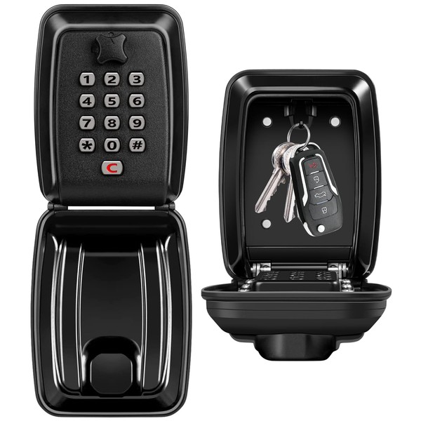 WACCET Key Safe with 12 Digit Number Code, Key Safe
