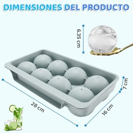 SlowTon Moldes y Bandejas para Cubitos de Hielo, Moldes para Paletas Reutilizables con Tapa, Bandejas de Silicona Apilables para Cubitos,