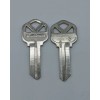 (2 Keys) Kwikset KW1/Weiser WR6 Keys Cut by Code OR