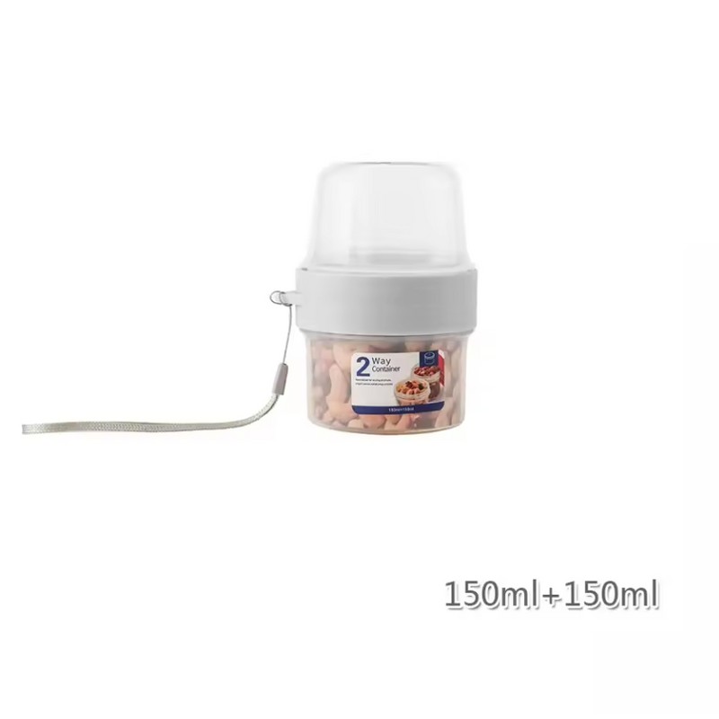 Breakfast Cereal & Yogurt Container with Fork – Sealed Food