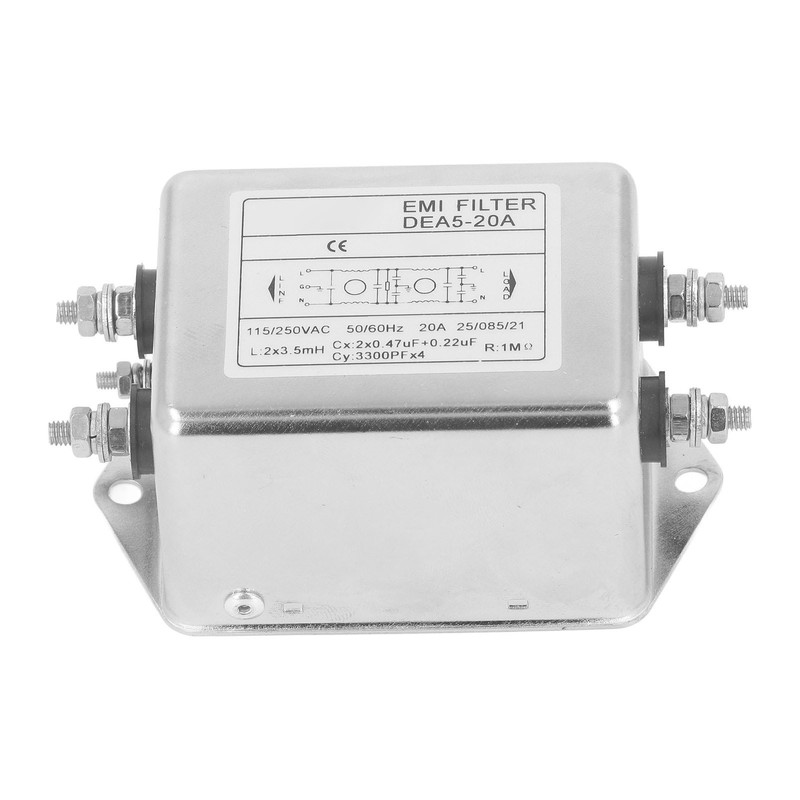 Noise Suppressor Power EMI Filter Single Phase Line Conditioner AC115V