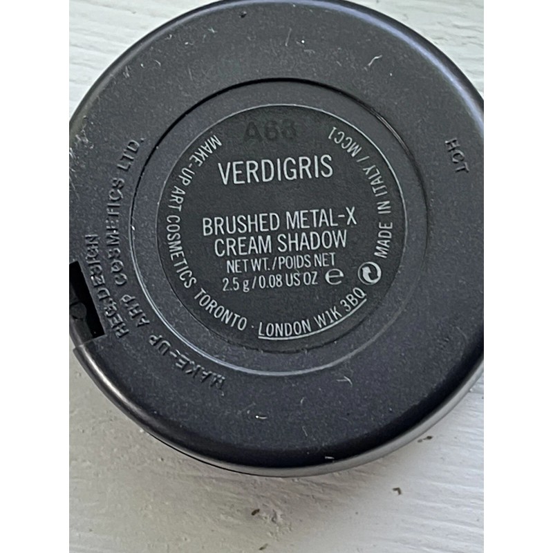 Mac Brushed Metal Eye Shadow Verdigris Vert
