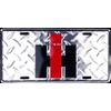 Harvester International Trucks Diamond Aluminum License Plate Tag