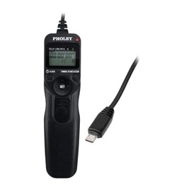 PHOLSY Timer Remote Control Cable with Intervalometer S8 Shutter Remote Release Cord for Sony Cameras, Replaces Sony RM-SPR1 Remote Control