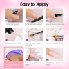 ROSALIND Poly Nail Gel Set 6 Colors 10ml UV/LED Long-Lasting