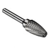 sourcing map Double Cut Tungsten Carbide Rotary File 9/16-inch Head