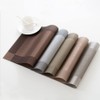 4PCS Table Placemats, PVC Dining Table Mats Woven Vinyl Table