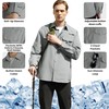 WULFUL Men's Sun Protection Fishing Shirts UPF 50+ UV Lightweight