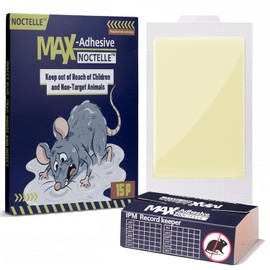 Noctelle Mouse Glue Traps Indoor for Home, Sticky Mouse Traps Heavy Duty 45 Pack, Large Glue Boards for Mice & Rats, No-Mess Mouse Traps Glue for Garage Basement Attic