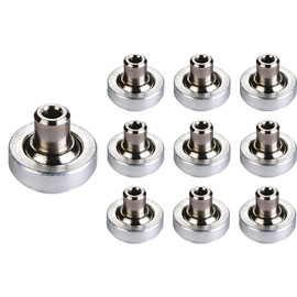 DCYCBTH Round Recessed Spindle Nozzle for 15mm Lathe Spindle Hole, 304 Stainless Steel With Aluminum Housing, 10 Pack, HTVC-15-6-Q
