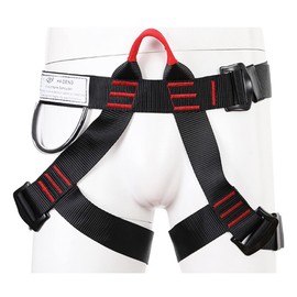 Half Body Climbing Harness, Professional Thicken Rock Climb Half Body Safety Belt with Adjustable Buckle, Mountaineer-ing Waist Leg Safe Belt for Rescue Adventure
