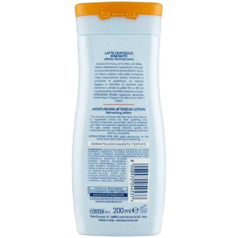 Leocrema Solar Moisturising After-Sun Milk with Aloe Vera and Vitamin
