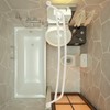 YunNephele Adjustable Curved Double Shower Curtain Rods for Bathroom 45