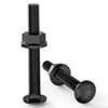ORTAVA Carriage Bolts M8 x 60 Black Oxide DIN 603