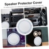 Gatuida Set of 2 Speaker Covers Steel Mesh Grille Protectors