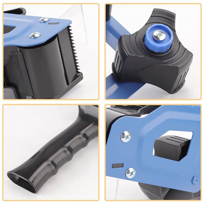 Pssopp Packaging Tape Dispenser with Cutter - Tape Gun for
