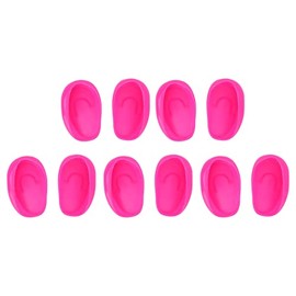 Protectores Auditivos para Peluqueros, 10 Piezas Protector para los Oídos Protección Antimanchas de Silicona Protege las Orejeras del Tinte, para Peluqueros Y Orejeras para Teñir el Cabello