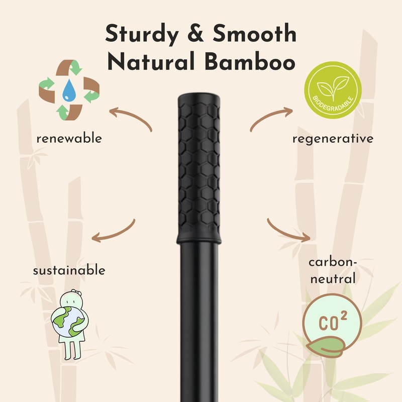 Karma Heart Yoga Stick & Stretching Stick with Super Sturdy