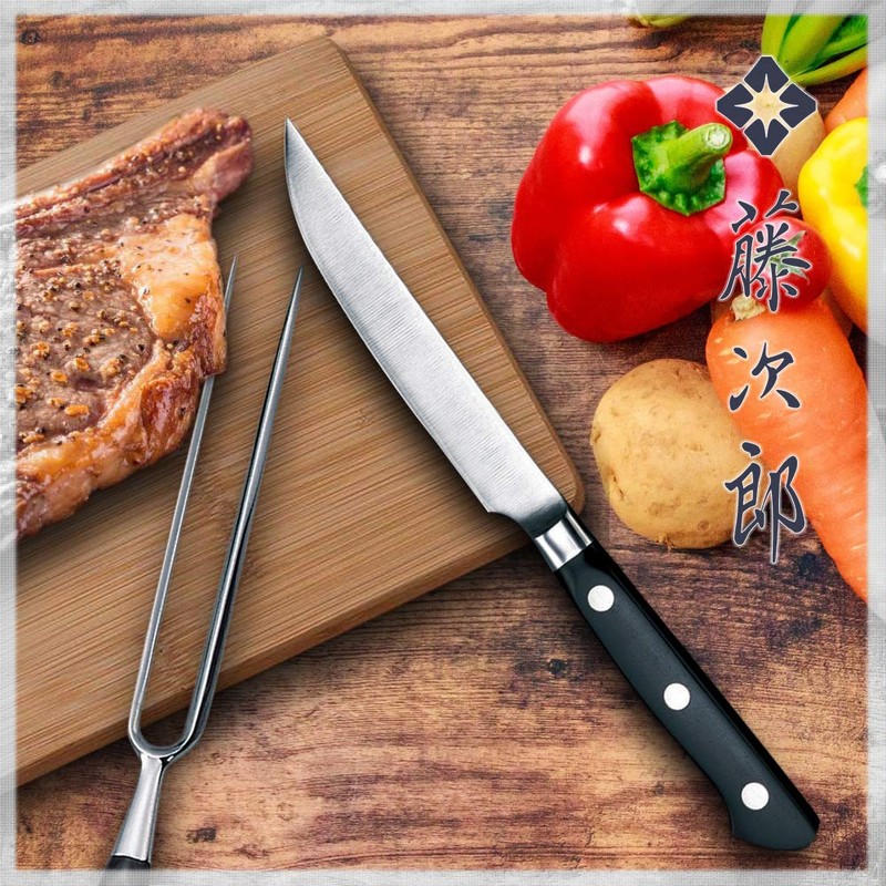 Fujiro F-797 Steak Knife, 4.7 inches (120 mm), Japanese Cobalt