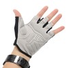 Men Cycling Half Finger Gloves Anti Slip Shock Absorption Bicycle
