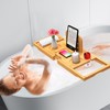 Banlilu Bathtub Tray - Bath Tray Expandable - Bath Tub