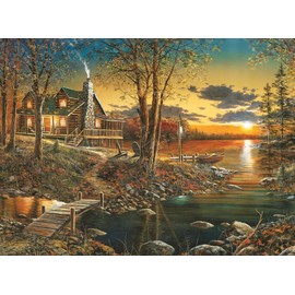 Wooden Jigsaw Puzzles for Adults - Comforts of Home - 385 Pieces. Made in USA by Nautilus Puzzles.