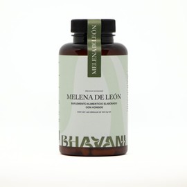 Bhavani Wellness Melena de León, Suplemento Adaptógeno Natural, 120 Cápsulas