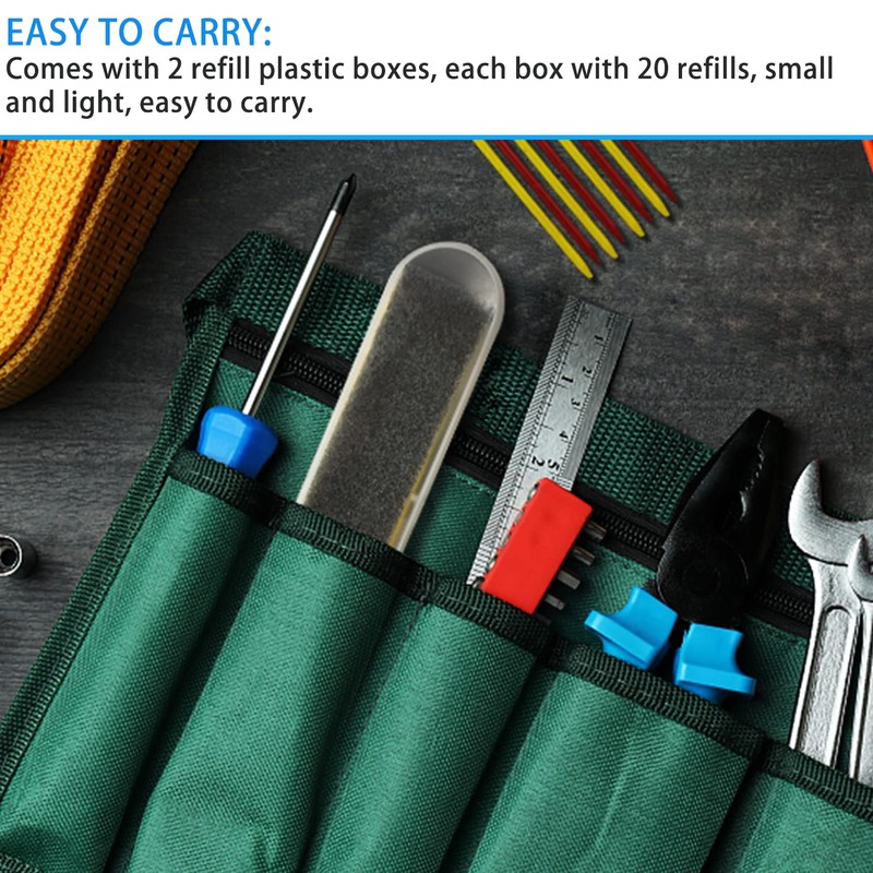 40pcs Pencil Refills, 2.8mm Pencil Refill for Tracer, Solid Carpenters