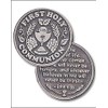 rosarybeads4u 1 1/4" FIRST HOLY COMMUNION PEWTER POCKET TOKEN Keepsake