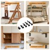 30 Set Crib Screws Replacement Set,Bed Frame Bolts and Nuts