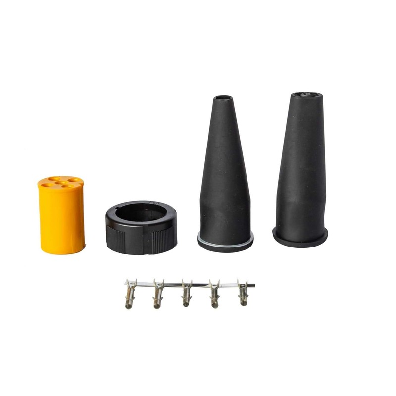 Aspöck 5-Pin Bayonet Connector Yellow for Rear Lights