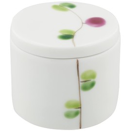 Kyoritsu Pottery 36171 Arita Pottery Ichimo Kiln Olive R Round Round Condiment White 1.9 x 1.7 inches (4.8 x 4.3 cm)