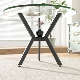 HEONITURE Metal Table Legs 28 Inch, Heavy Duty Dining Table Base