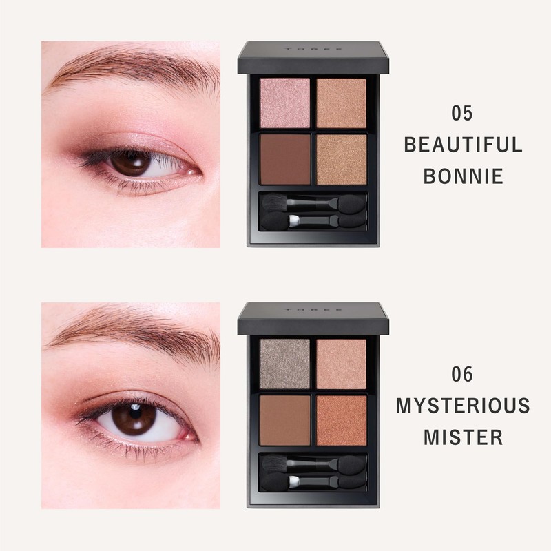 THREE Eye Color Star Gaging Eye Shadow Quad 04 MON