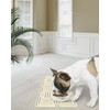 Gentledog Waterproof Dog Food Mat, Anti-Slip Raised Edge Silicone Pet