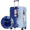 Merax Luggage Sets 3 Piece Suitcase Set with Front Pocket,