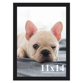 RUN HELIX 11x14 Picture Frame, Wall Gallery Photo Frames,Stable and Sturdy Black Frame with High Definition Plexiglass,11x14 Poster Photo Frame,Horizontal and Vertical Formats for Wall Hanging, Black