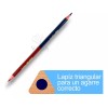 Vaga Lápiz Bicolor Triangular Caja Con 10 Pzs Indra Azul
