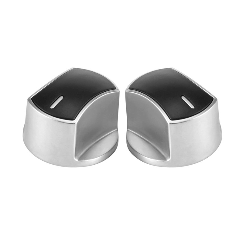 2 Pack Universal Gas Hob Knobs Replacement Metal Rotary Switch