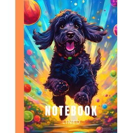 Cockerpoo dog notebook: Lined
