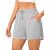 Quenteen - Pantalones cortos deportivos de algodón para mujer, de