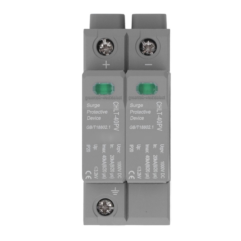 Surge Protective Device 2P Photovoltaic Voltage Protection Arrester Protector 20‑40KA